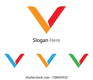 V Letter Logo