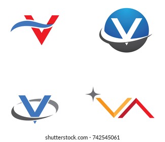 V Letter Logo