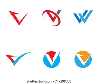 V Letter Logo