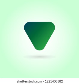V Letter Logo Abstract