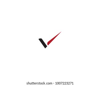 V letter logo business template vector icon
