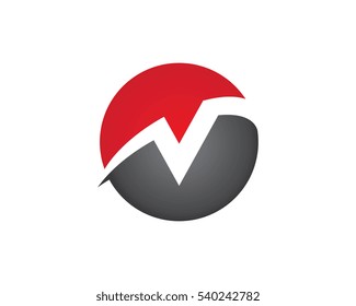 V Letter Logo Business Template Vector icon