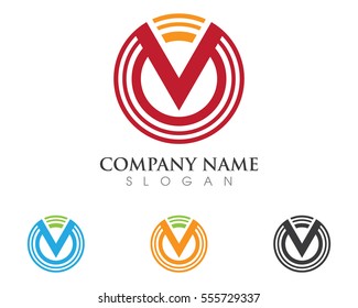 V Letter Logo Business Template Vector icon