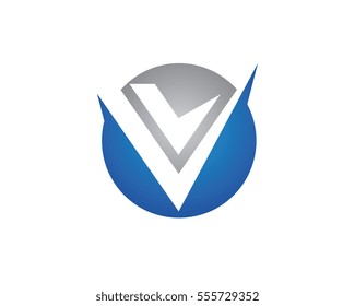 V Letter Logo Business Template Vector icon