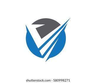 V Letter Logo Business Template Vector icon