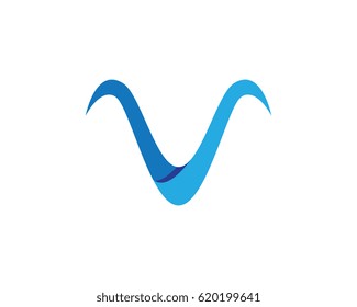 V Letter Logo Business Template Vector icon