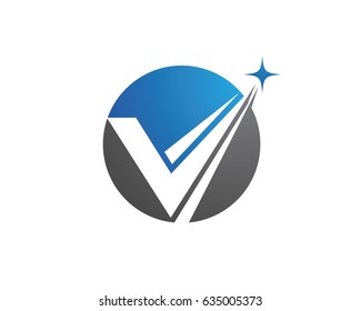 V Letter Logo Business Template Vector icon