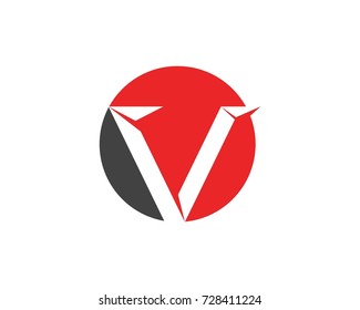 V Letter Logo Business Template Vector icon