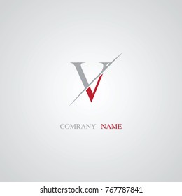 V letter Logo business template vector icon.