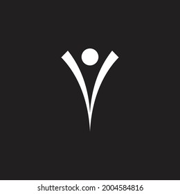 V Letter Logo Business vector design