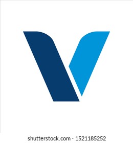 V letter logo can be used for company.