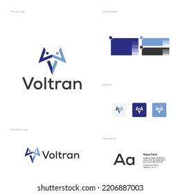 V letter logo - Company logo