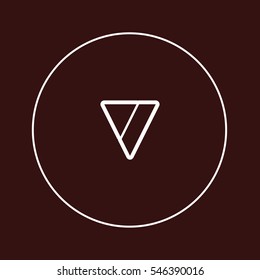 V letter logo design