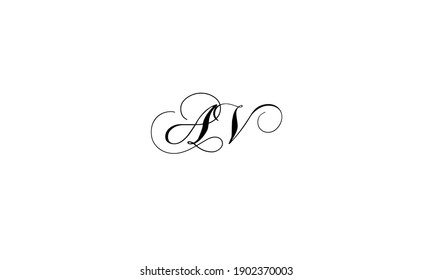 442 Av Letter Wedding Images, Stock Photos & Vectors | Shutterstock
