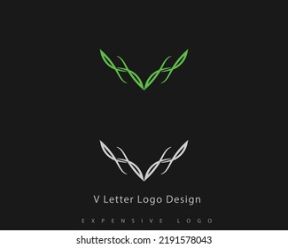 V Letter Logo Design and Creative