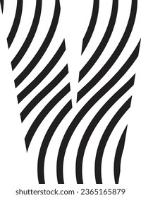V-Brief-Logo-Design-Element in schwarzer Farbe