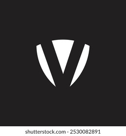 V Letter logo design graphic modern concept vector illustration