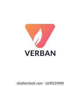 V Letter logo design. initial letters logo