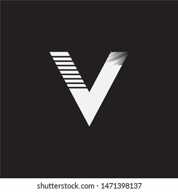 V Letter Logo Design Template Element