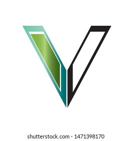 V Letter Logo Design Template Element