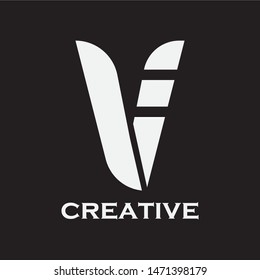 V Letter Logo Design Template Element