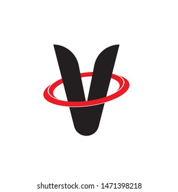 V Letter Logo Design Template Element