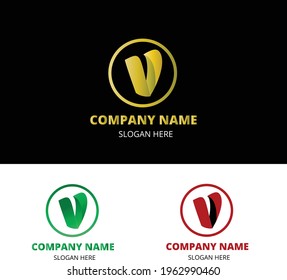 V Letter Logo Design Template logo Icon