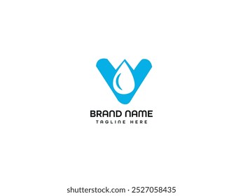 V Letter Logo Design Template