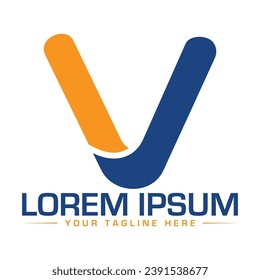 V Letter Logo Design Unique and Professional Logo Design