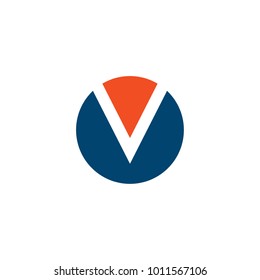 V letter logo design vector template icon