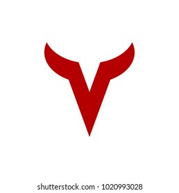 V letter logo design vector icon