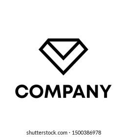 V letter logo design vector