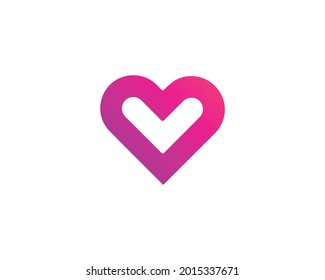 V letter logo design vector template
