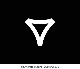 V letter logo design vector template