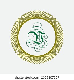 V letter logo design in vector.