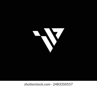 v letter logo design vector