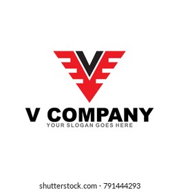 V letter logo design vector icon eps 10