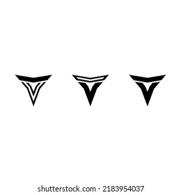V Letter Logo Designed in Aggressive Concept