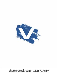V Letter Logo Icon 003