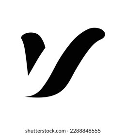 V letter logo icon template 2