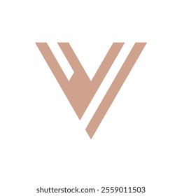 V Letter logo icon template