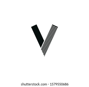 V letter logo icon vector logo template illustration