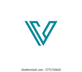 V logo monogram letter v simple stock vector royalty free 552747880