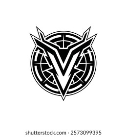 V letter logo icon vector illustration.