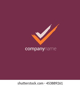V Letter logo, Icon,  Vector element