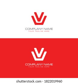 V letter logo illustration. Logo Design for Business