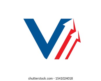 V Letter logo or symbol template