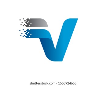 V Letter logo or symbol template