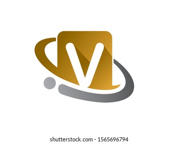 V Letter logo or symbol template design