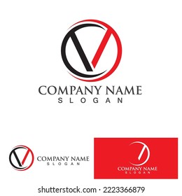 V Letter Logo and symbol vector template